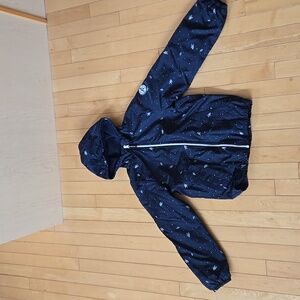 Oshkosh blue space print windbreaker size 8